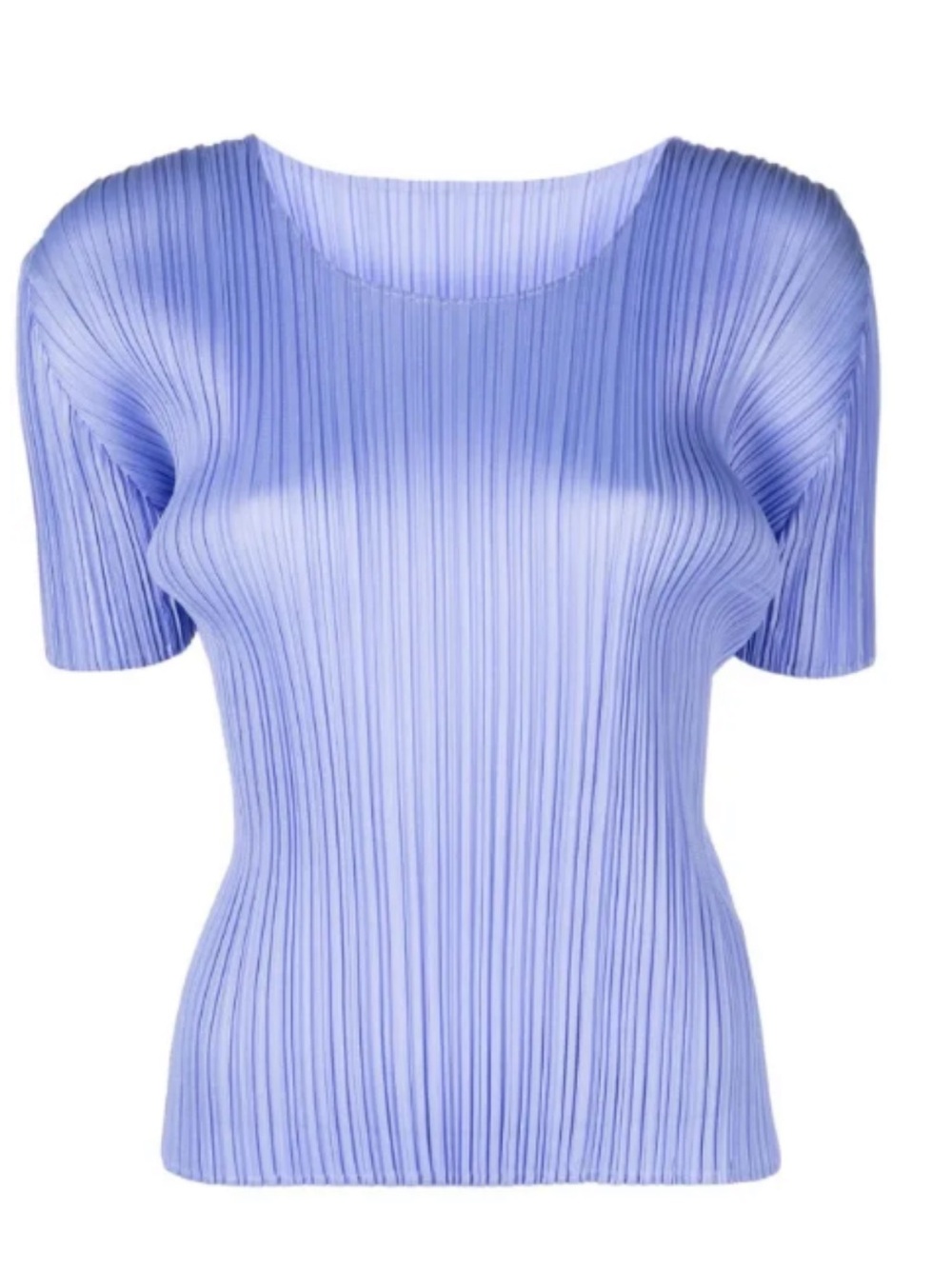Issey Miyake light blue Short Sleeve Tee